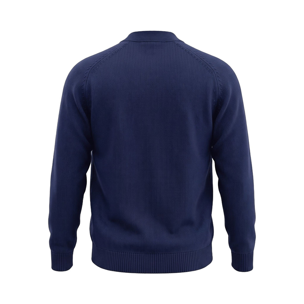 Chesapeake's IVY VARSITY WOOL CARDIGAN YALE NAVY Blu - foto 2