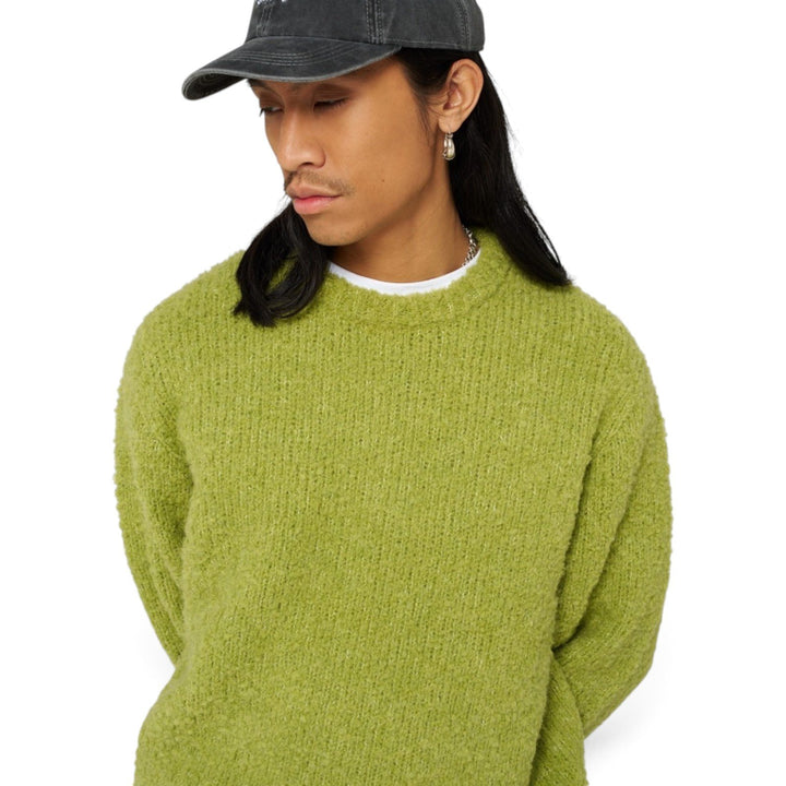 Edwin DUN TEXTURED SWEATER PEA Verde - foto 4