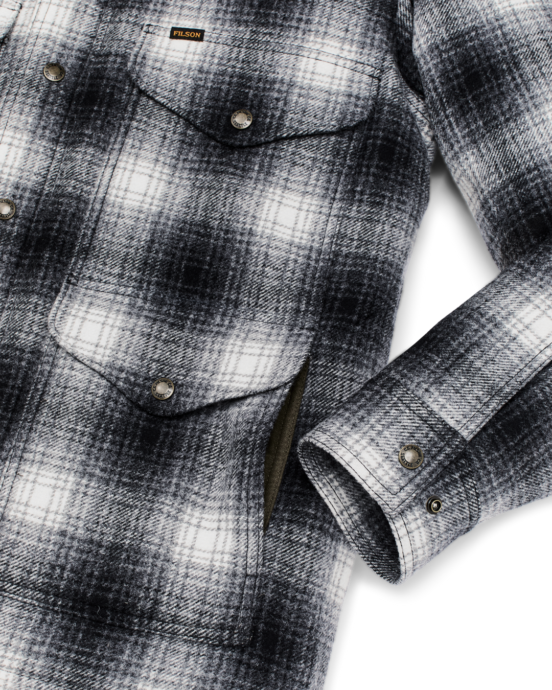 Filson Spokane Insulated Cruiser Charcoal Ombre Grigio - foto 5