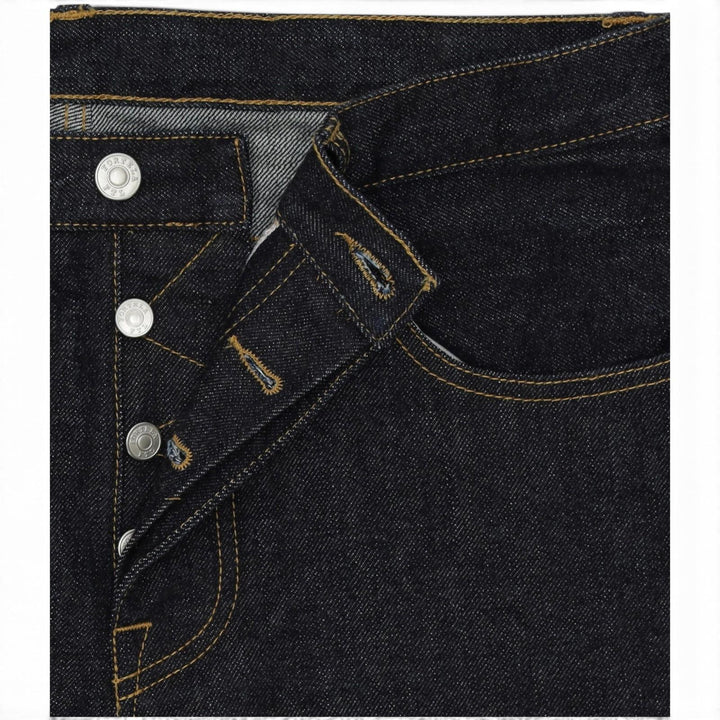 Fortela 965 John Japan Denim Cimosato 5 Tasche Regular Fit Indigo Rinse - L33'' Blu - foto 5