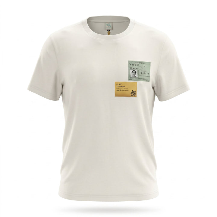 Illegal Vintage Hot Dog T-SHIRT ST409 TAXI DRIVER BIANCO Bianco - foto 1