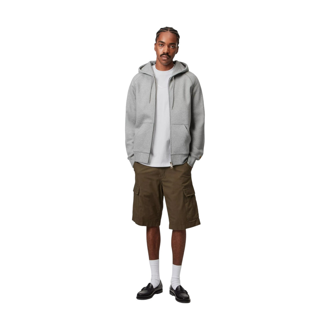 Hooded Chase Jacket Grey Heather / Gold