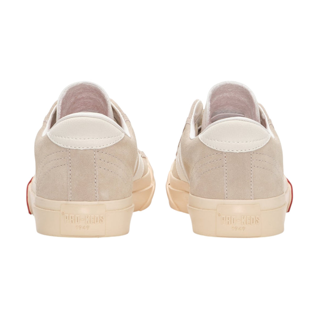 Royal Classic i Beige Hvid Ruskind