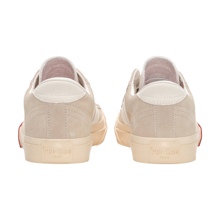 Royal Classic i Beige Hvid Ruskind