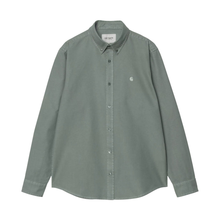L/S Bolton Shirt Velvet Green Skjorte