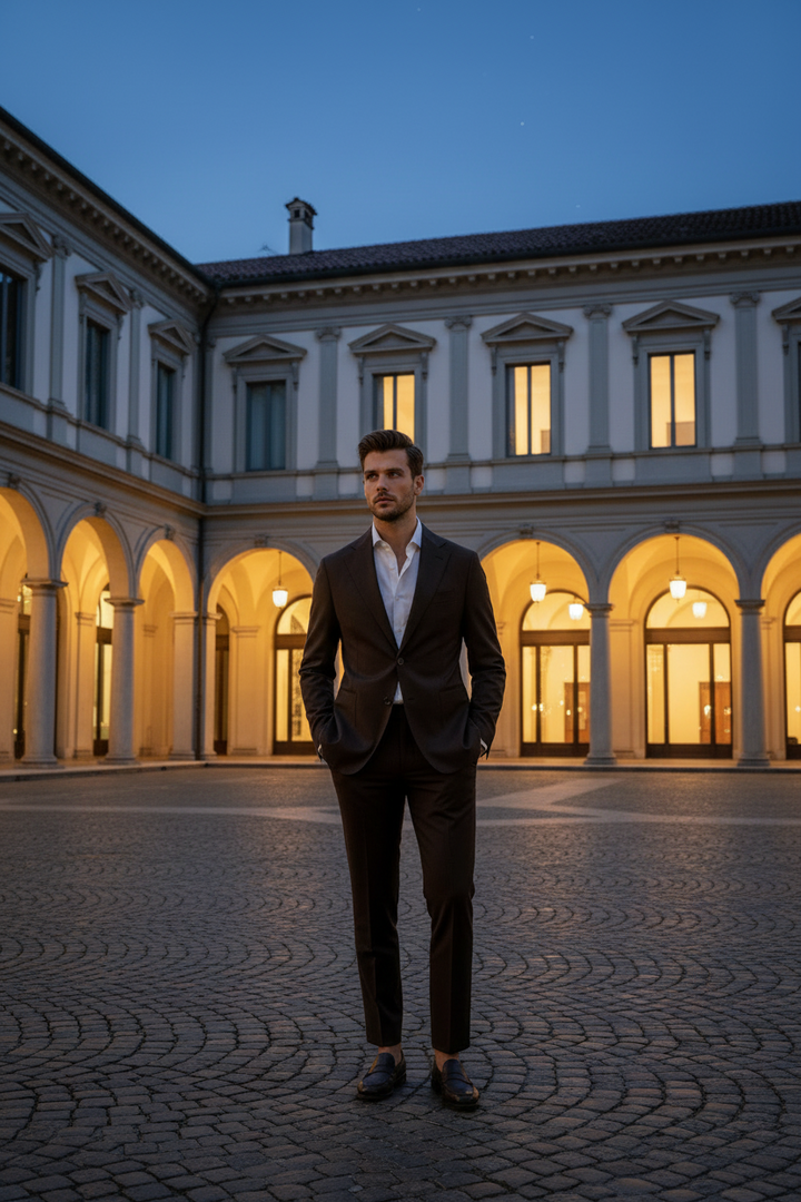 Punto Milano Jakkesæt Comfort Fit Sort