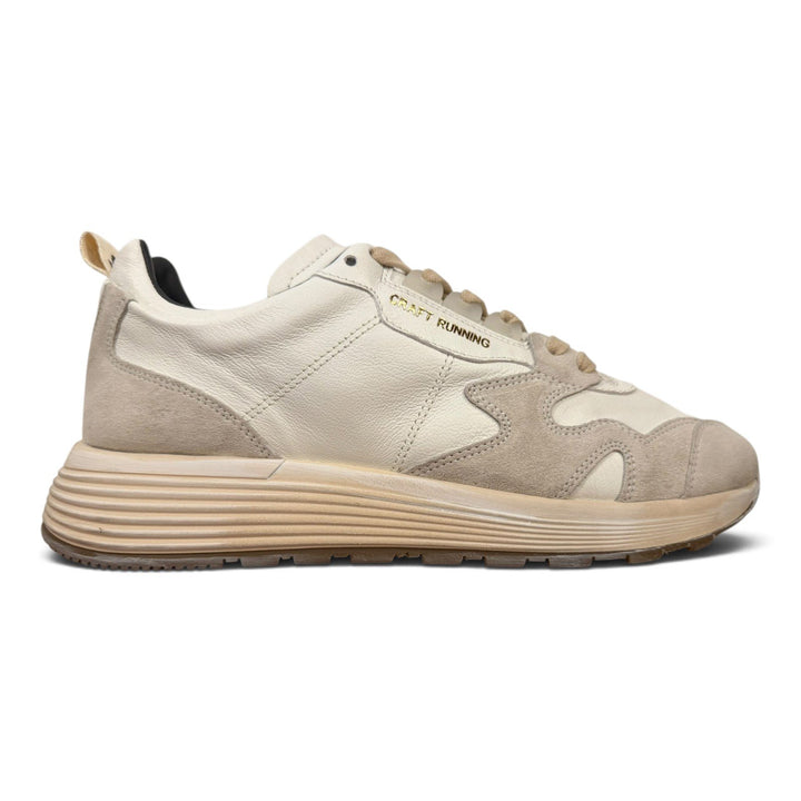 Sneakers Creft in vera pelle bianca Moma