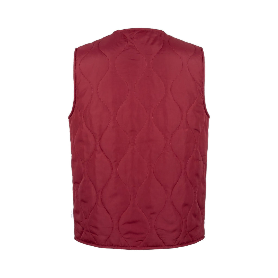 Overiwer GILET REVERSIBILE RIFFS BORDO/PIED DE POULE Bordo - foto 3