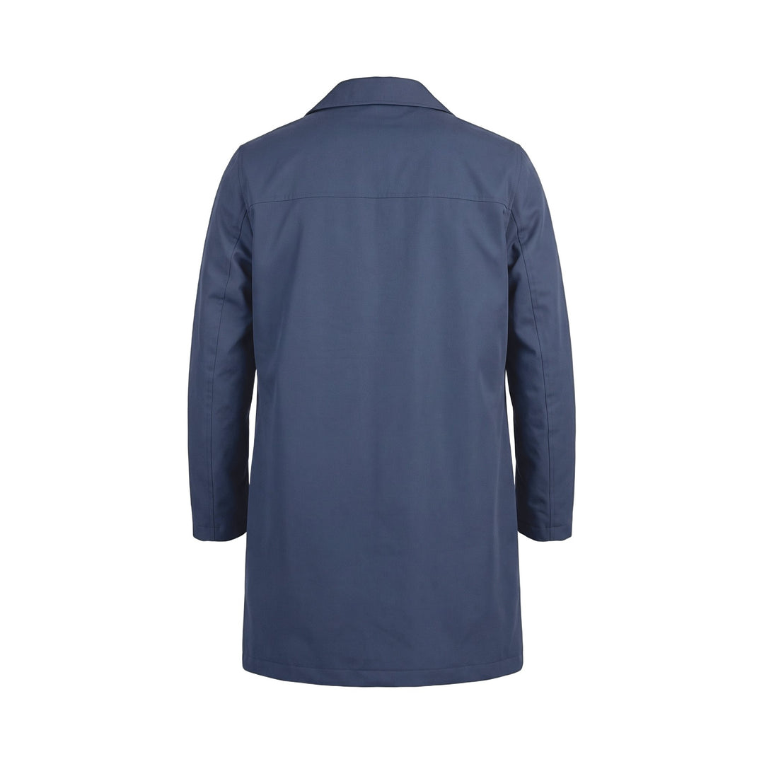 Overiwer TRENCH IN COTONE E LANA NAVY Blu - foto 2