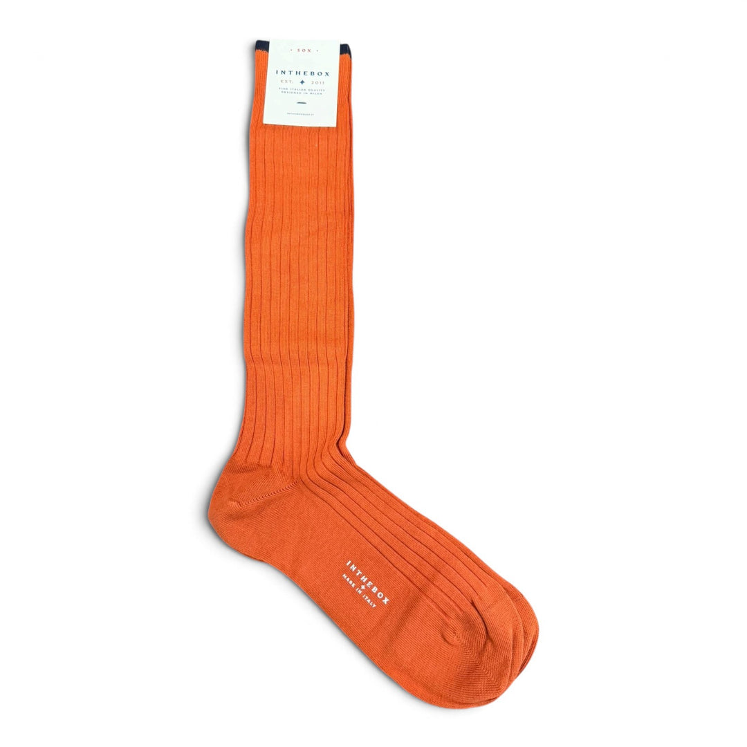 Strømper Cotton Basic Teglrød