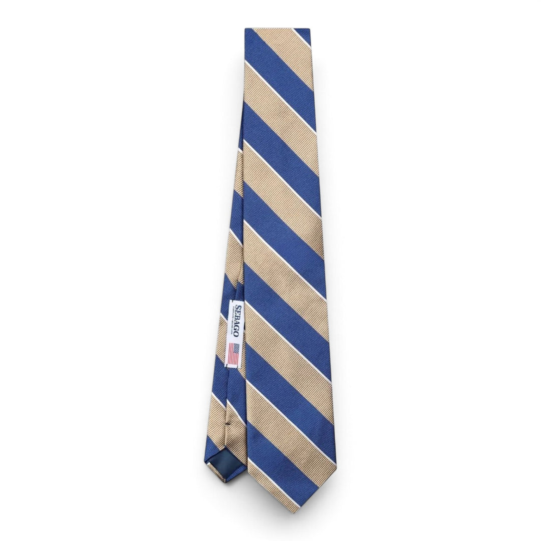 THREE COLORS STRIPES BLUE-BEIGE-WHITE
