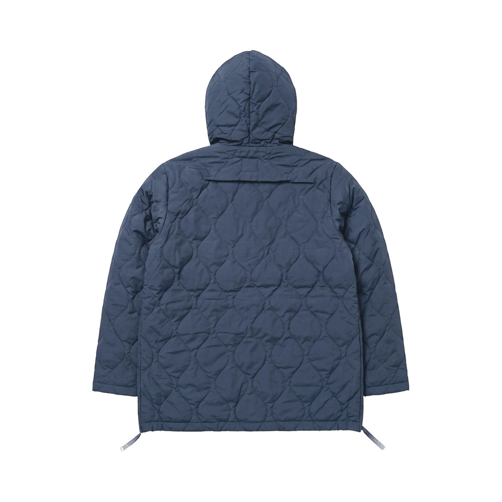 Military Hooded Down Jacket giacca trapuntata blu Taion, vista posteriore
