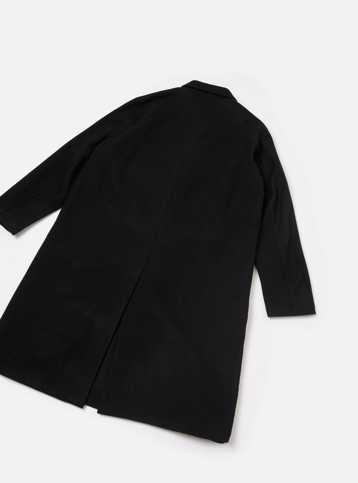 Universal Works Mac Coat Mowbray Black Nero - foto 5