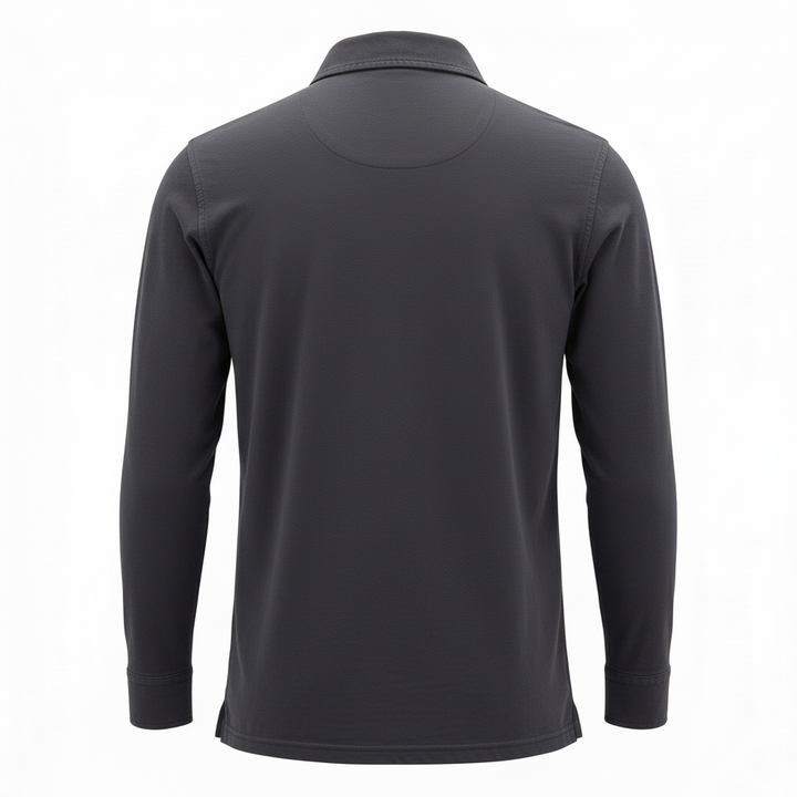 Langærmet Polo York Jersey Navy