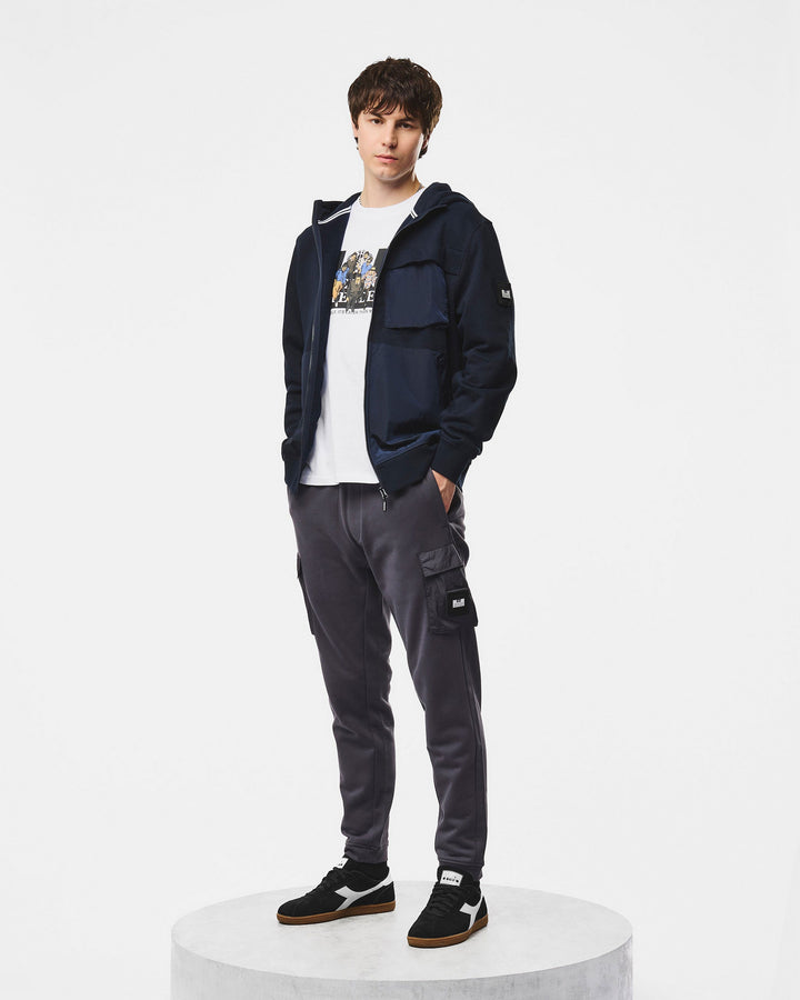 Weekend Offender Daponte Hoodie Navy Blu - foto 3