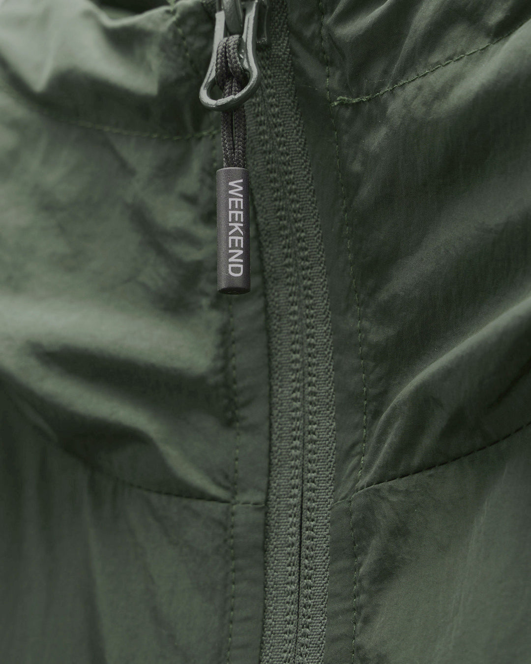 Weekend Offender Technician Fleece Lined Jacket Black Forest Verde - foto 8