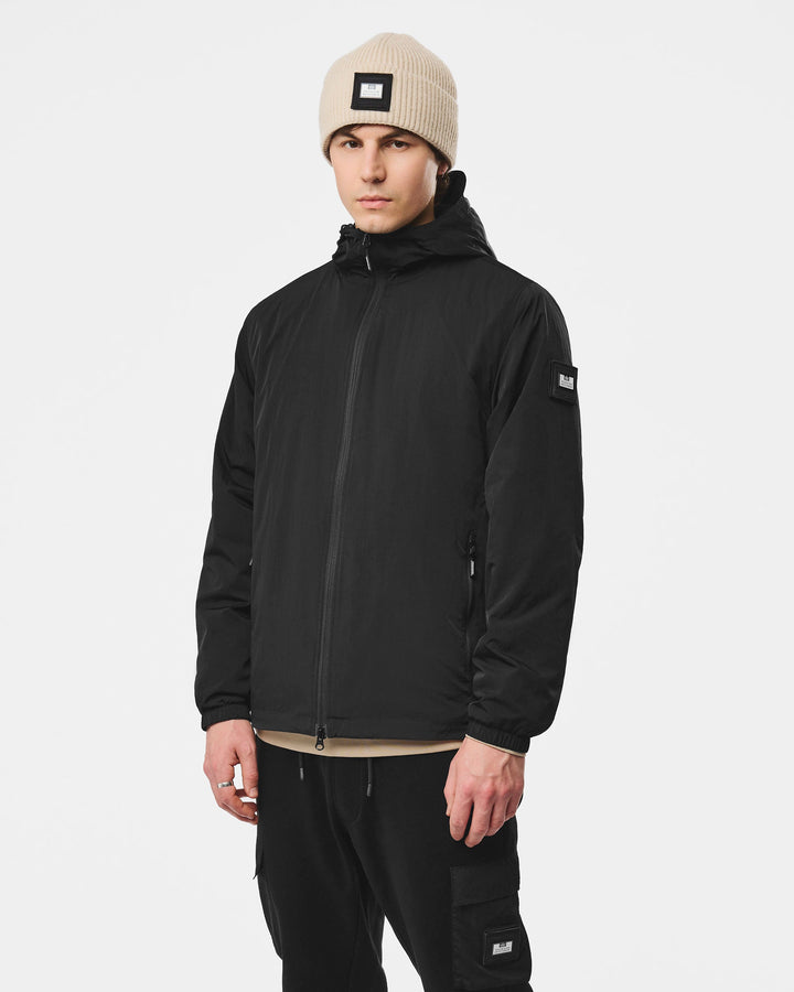 Weekend Offender Technician Fleece Lined Jacket Black Nero - foto 2