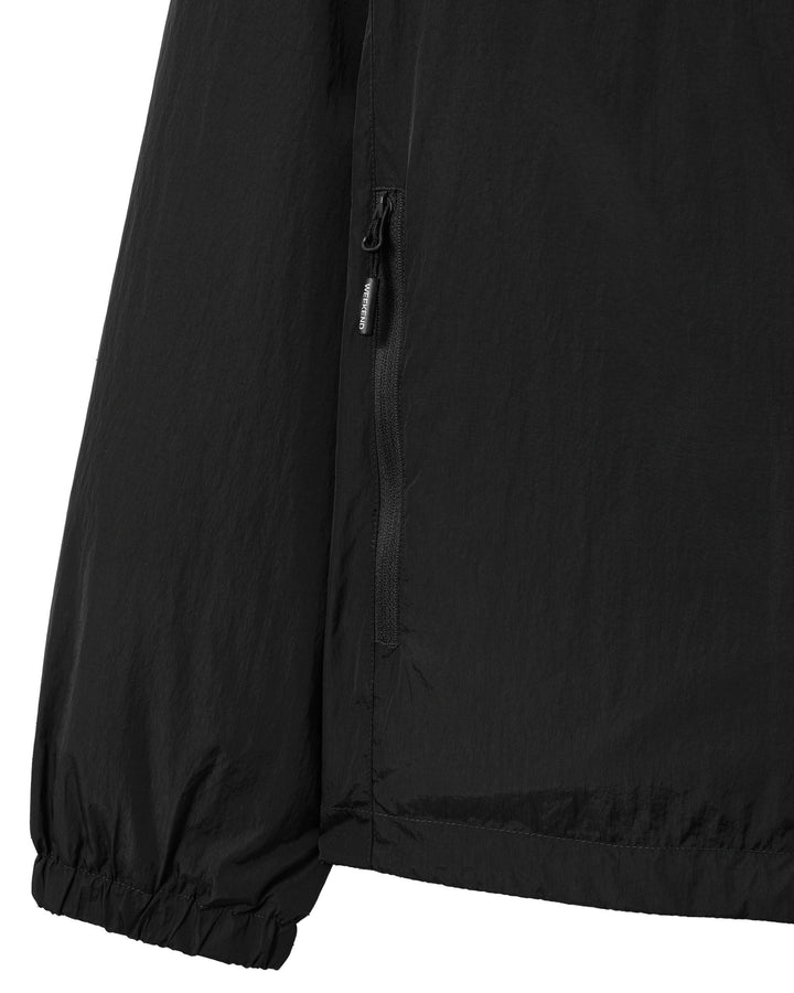 Weekend Offender Technician Fleece Lined Jacket Black Nero - foto 8