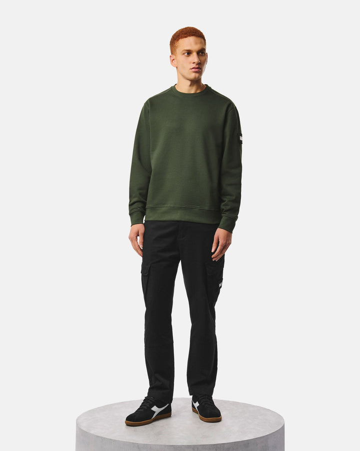 Weekend Offender Thunder Sweatshirt Black Forest Verde - foto 3