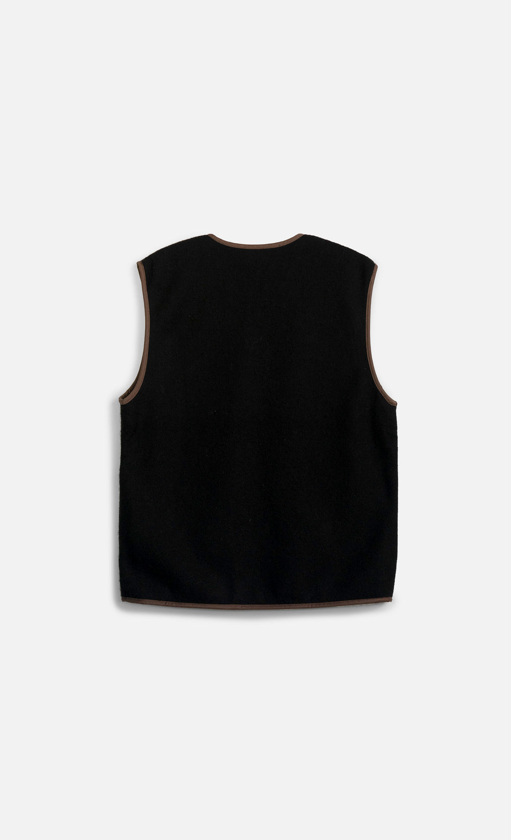 Wooden Gilet Rail Zip Nero - foto 2